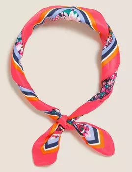 Платок с цветочным принтом