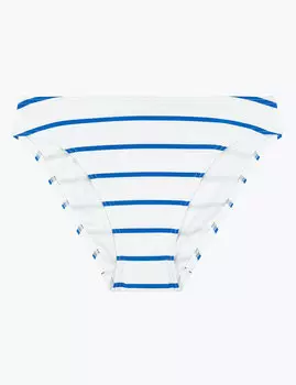 Плавки-бикини в фактурную полоску