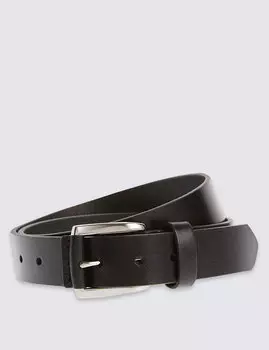 Повседневный ремень из натуральной кожи с пряжкой