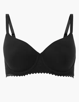 Превосходно мягкий кружевной контурный бюстгальтер