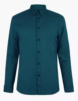 Приталенная рубашка Oxford