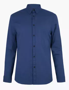 Приталенная рубашка Oxford