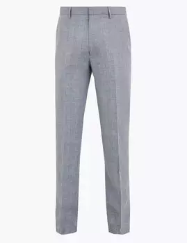 Приталенные брюки в клетку из ткани Miracle™