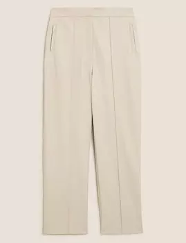 Прямые брюки Evie из искусственной кожи длиной 7/8