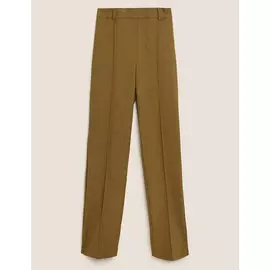 Прямые брюки с высокой талией, Marks&amp;Spencer