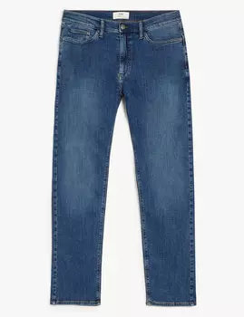 Прямые джинсы с добавлением эластичного волокна