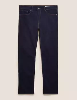 Прямые джинсы с добавлением эластичного волокна