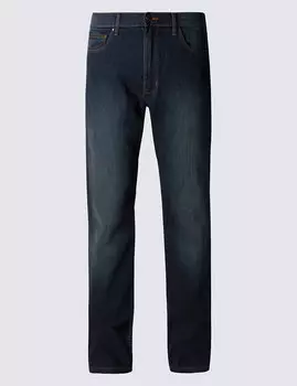 Прямые джинсы со стретчевым волокном