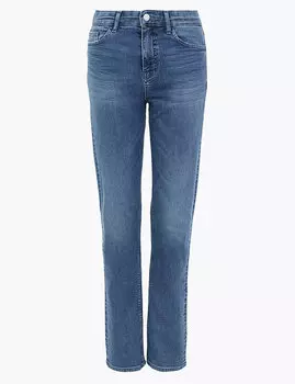 Прямые джинсы средней посадки