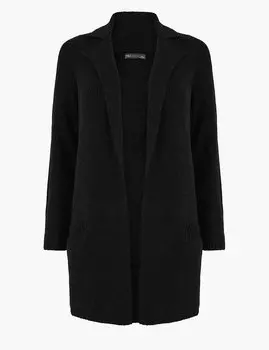 Ребристый вязаный жакет