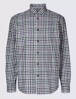 Рубашка хлопковая в клетку