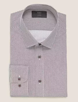 Рубашка из хлопка с отделкой Easy Iron