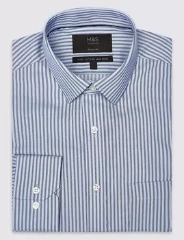 Рубашка мужская классического кроя с технологией Non-Iron