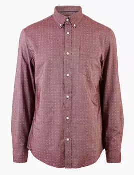 Рубашка Oxford классического кроя из чистого хлопка