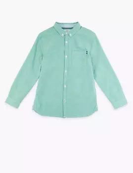 Рубашка Oxford с длинным рукавом