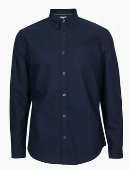 Рубашка Oxford с длинным рукавом и карманом