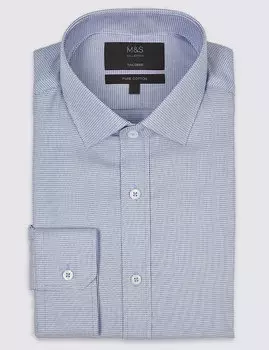 Рубашка прямого кроя из натурального хлопка