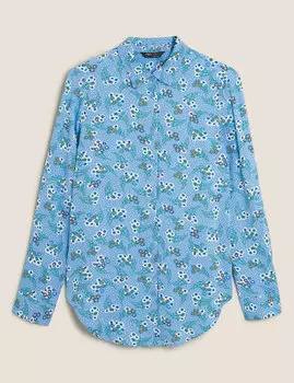 Рубашка с цветочным принтом Ditsy и воротником