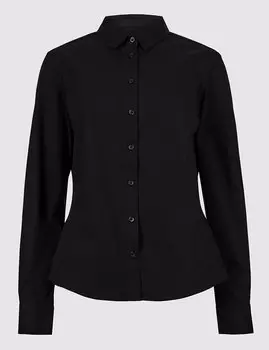 Рубашка с длинным рукавом классического кроя