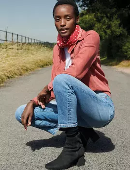 Рубашка свободного кроя с карманами