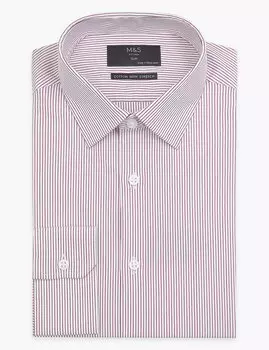 Рубашка узкого кроя Easy Iron с длинным рукавом