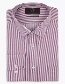 Рубашка в полоску из чистого хлопка