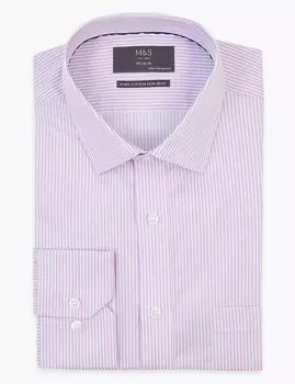 Рубашка в полоску из чистого хлопка