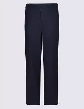 Широкие льняные брюки CURVE