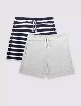 Шорты из чистого хлопка для мальчика (2 шт)