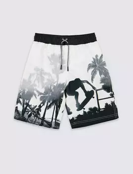 Шорты с принтом серфингист UPF50+ для мальчика