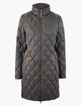 Стеганое пуховое пальто на молнии с технологией Stormwear™