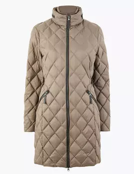 Стеганое пуховое пальто на молнии с технологией Stormwear™