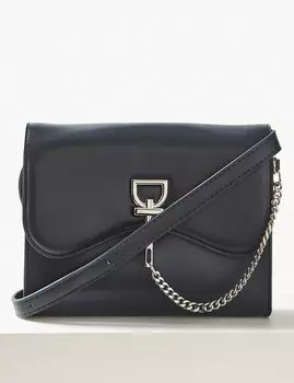 Сумка кросс боди через плечо с цепочкой