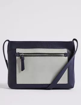 Сумка кросс боди колор блок из искусственной кожи