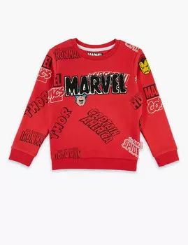 Свитшот хлопковый для мальчика Marvel Superheroes™