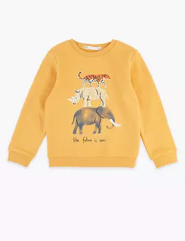 Свитшот с изображением африканских животных