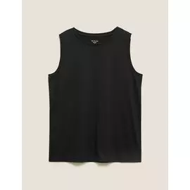 Свободная майка без рукавов с круглым вырезом, Marks&amp;Spencer