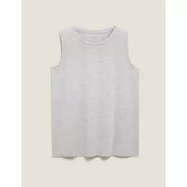 Свободная майка с круглым вырезом без рукавов, Marks&amp;Spencer