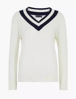 Свободный джемпер Soft Touch с V-образным вырезом