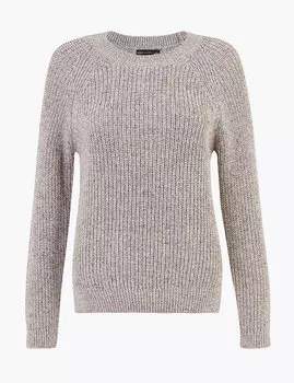 Свободный хлопковый джемпер