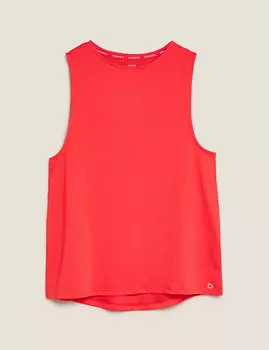 Свободный топ с сеткой на спине