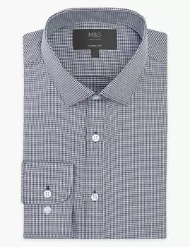 Текстурированная рубашка в клетку