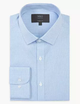 Текстурированная рубашка в клетку