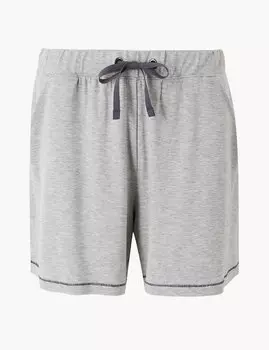 Текстурированные пижамные шорты с эластичной талией