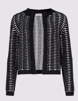 Текстурированный кардиган без застежек