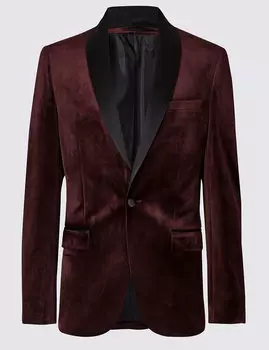 Текстурированный пиджак на две пуговицы