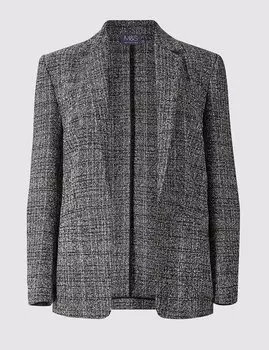 Текстурированный жакет без застежек