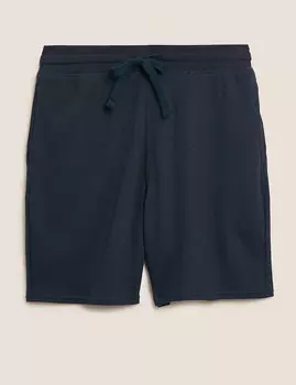 Тонкие пижамные шорты с вафельной текстурой