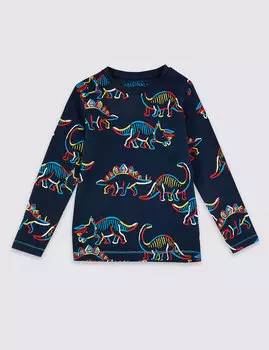 Топ для мальчика с принтом Динозавры