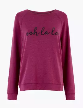 Топ-лаунж Flexifit™ с слоганом Ooh La La